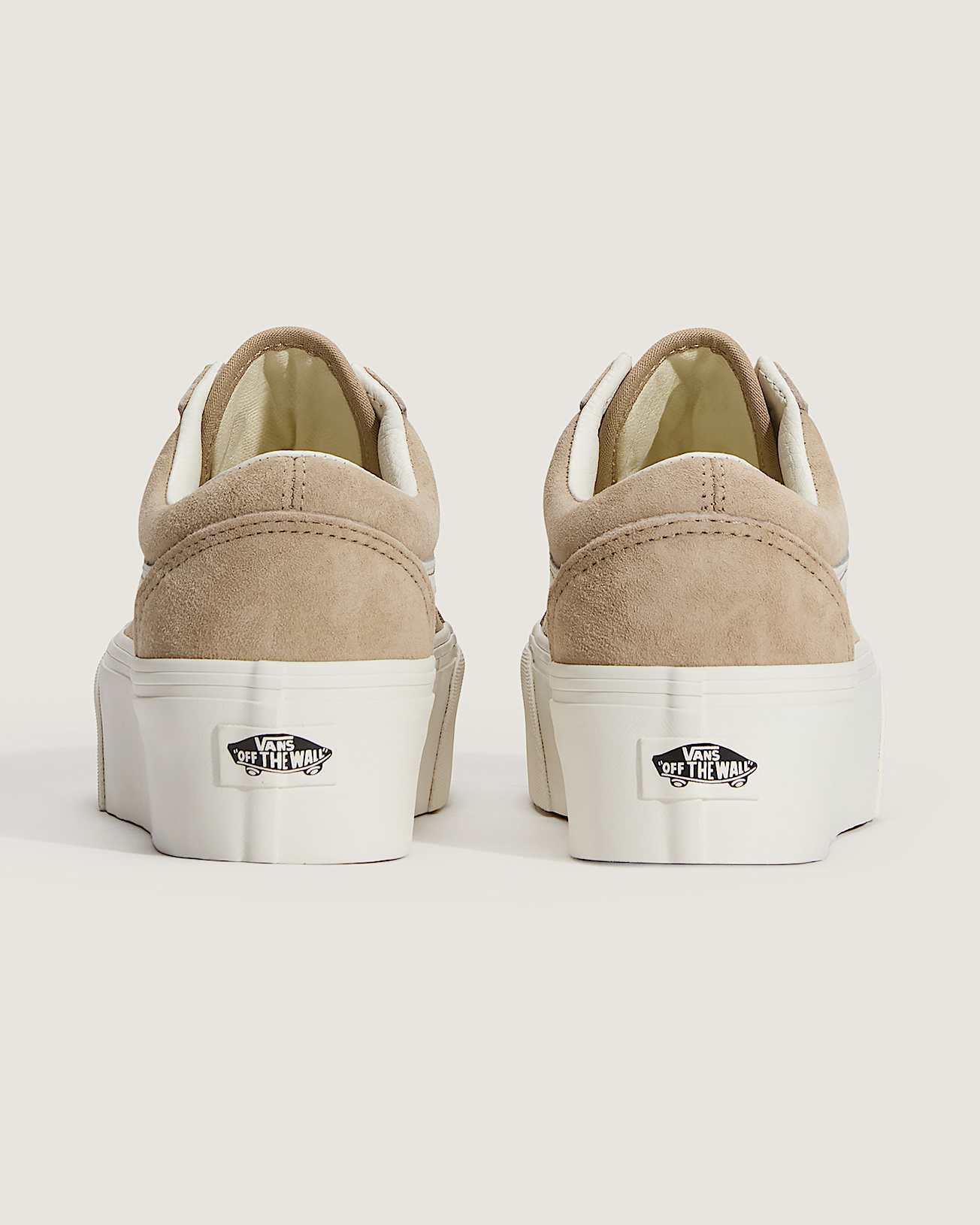 Scarpe Old Skool Platform VANS Beige ALT3