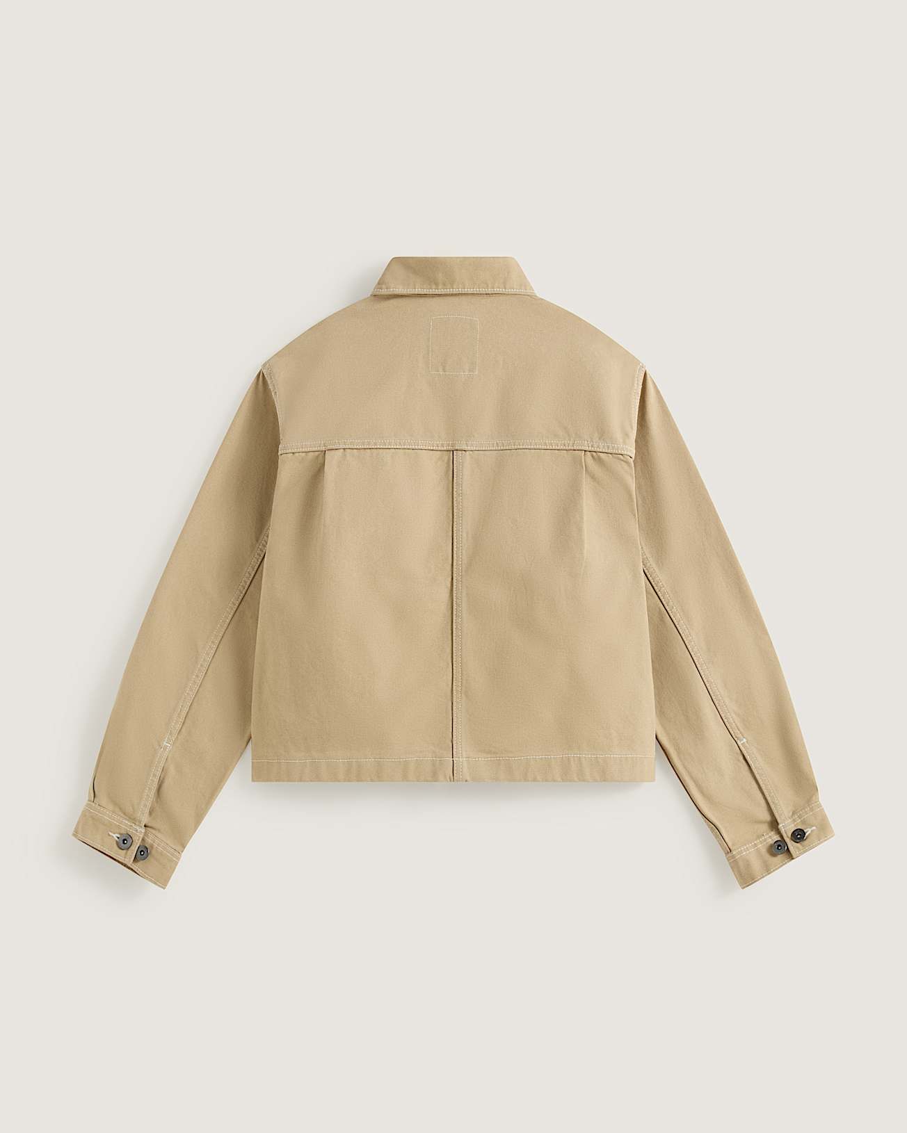 Emily Boxy Work Wear Jacke VANS Beige ALT1