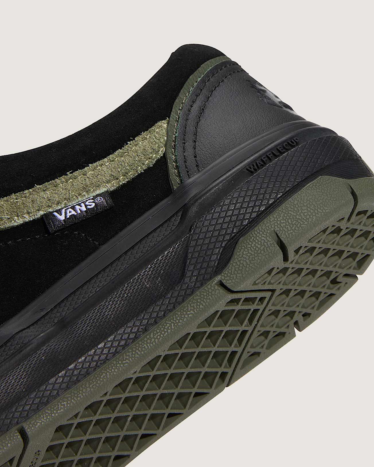 Skate Old Skool Wafflecup Shoes VANS BlackGreen ALT7