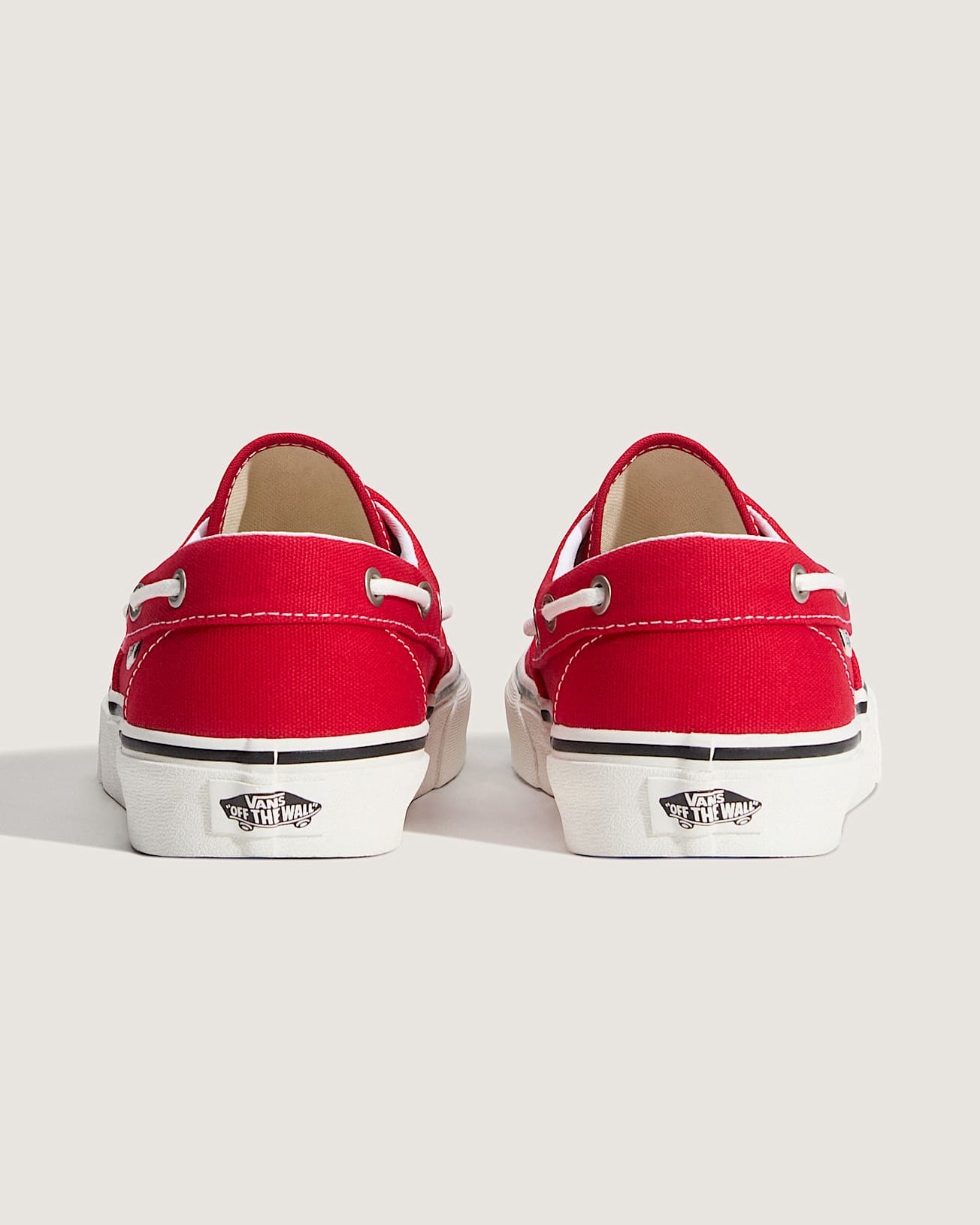 Authentic Boat Shoes VANS Red ALT3