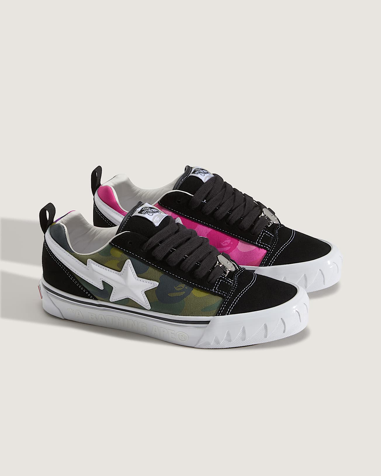 Vans x BAPE Knu Skool VANS Schwarz ALT1