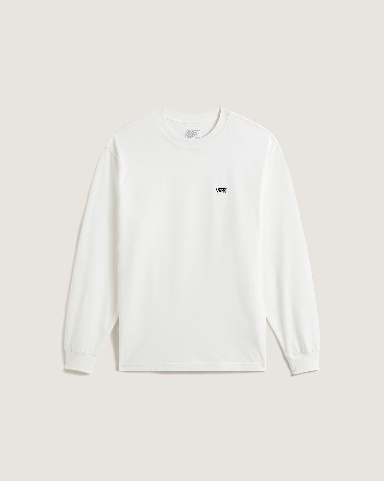 Lockeres LangarmTShirt mit Logo auf der linken Brust II VANS Wei HERO