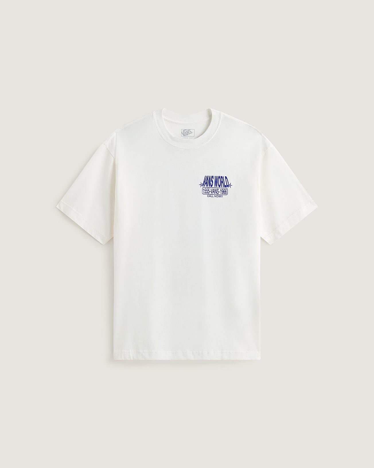 Vans World Intl SS Tee White VANS White HERO