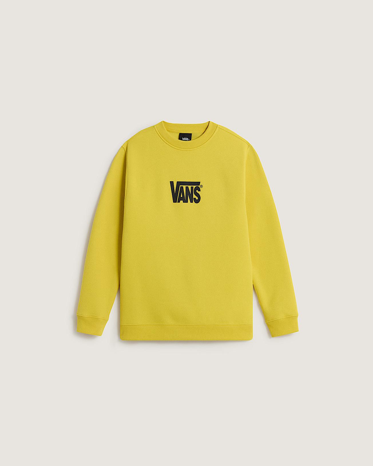 Sudadera elstica con logotipo y cuello redondo de nios 814 aos VANS Amarillo HERO
