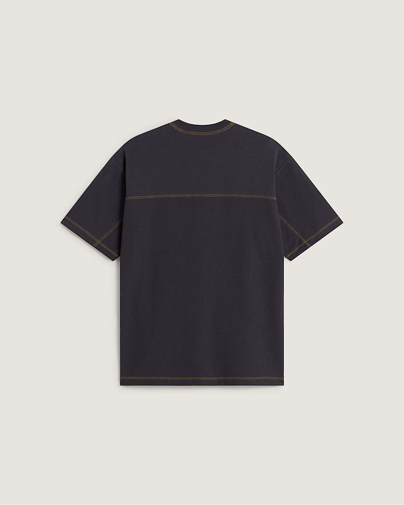 Contrast Stitch Loose Fit SS Tee Charcoal Grey VANS Gris ALT1