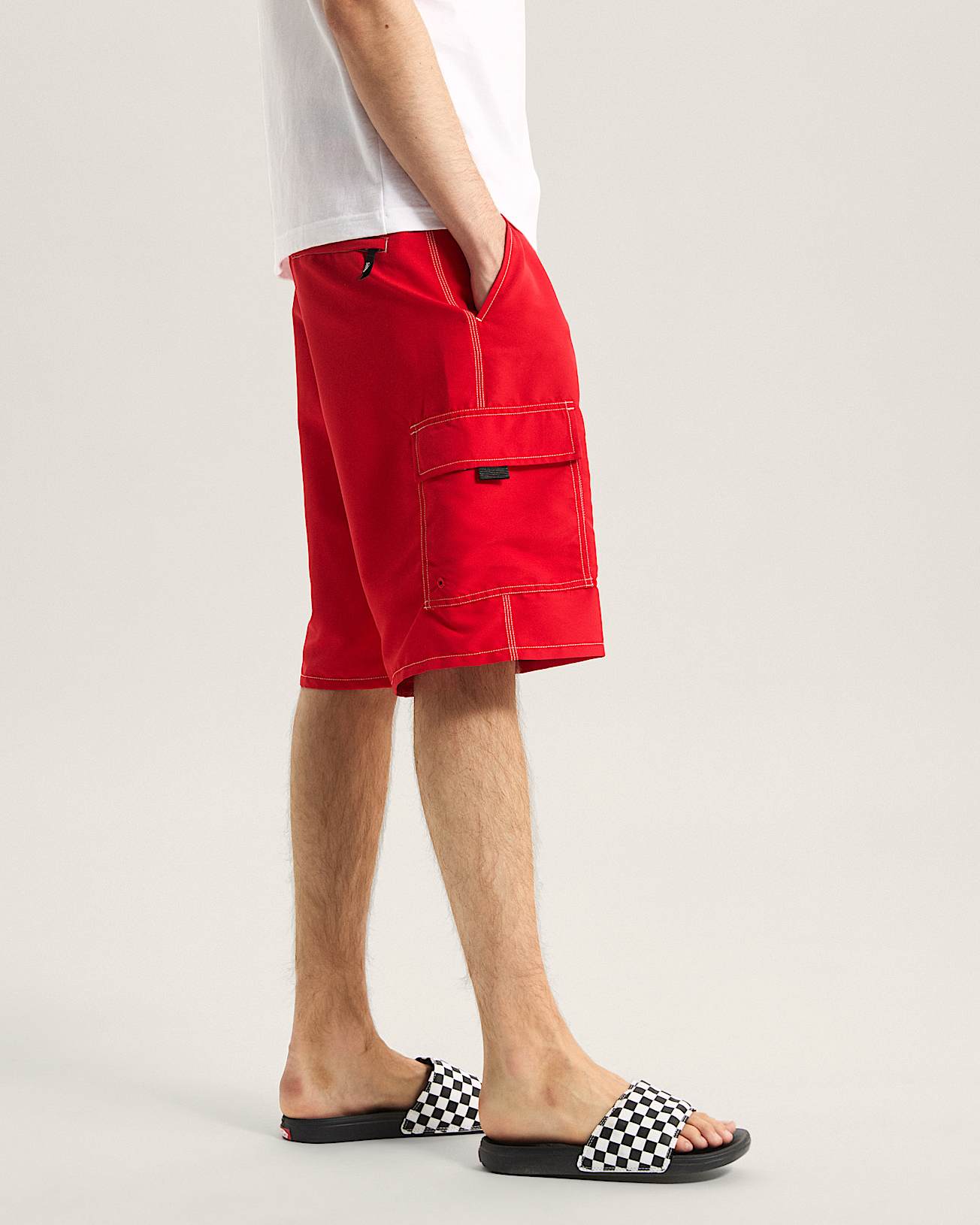 Voyage Long Cargo Boardshort VANS Rood ALT5
