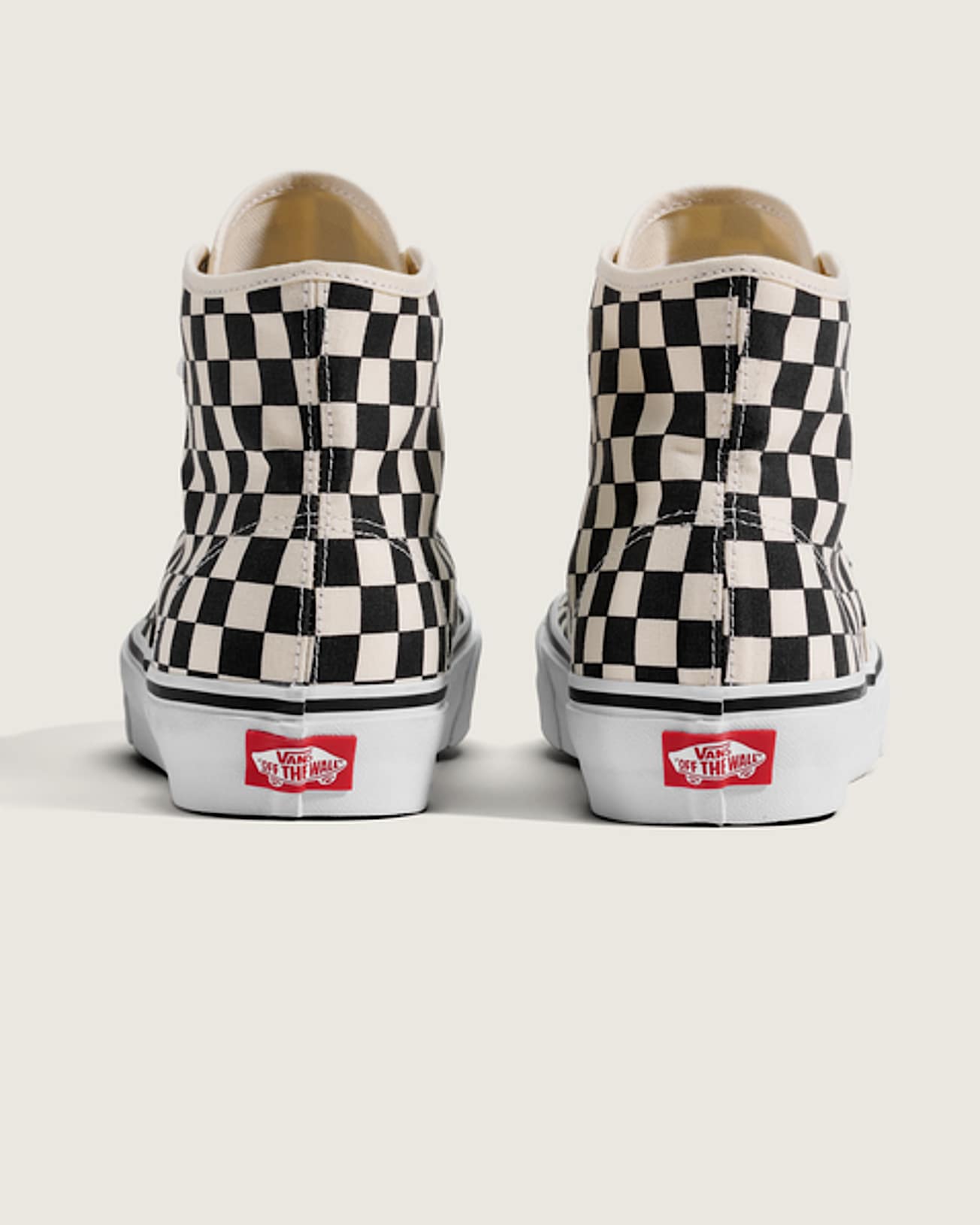 Scarpe Authentic Hi 20 Checkerboard VANS Nero ALT4