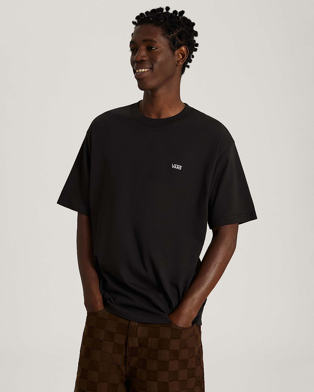 Tshirt Left Chest Logo VANS Noir ALT2