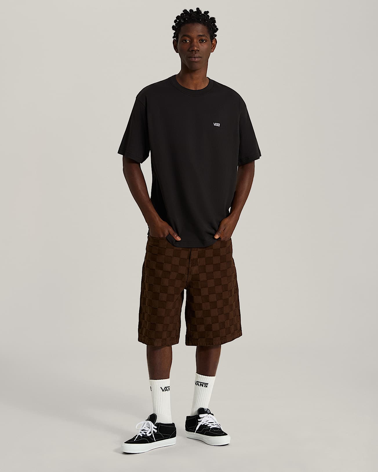Tshirt Left Chest Logo VANS Noir ALT4