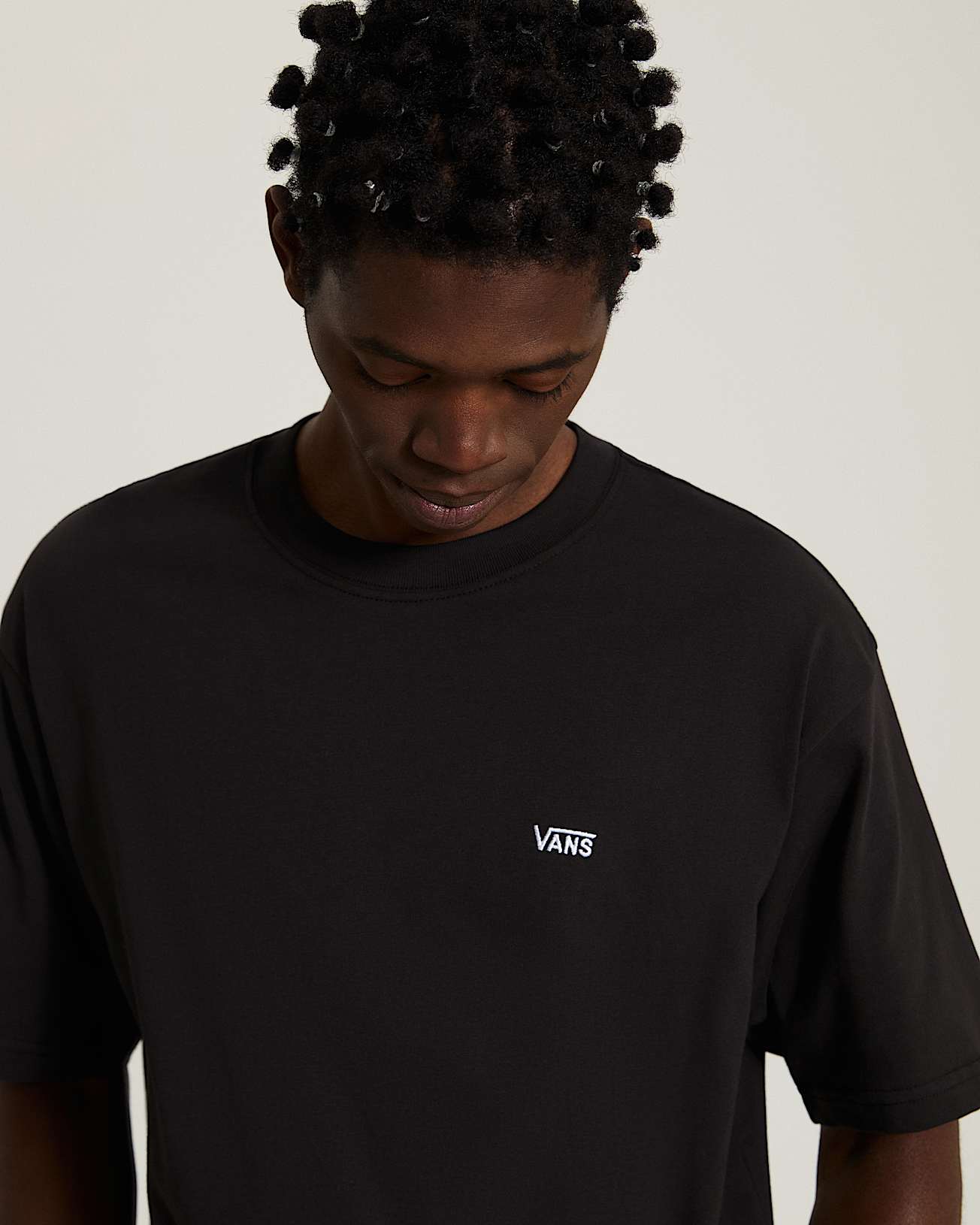 Tshirt Left Chest Logo VANS Noir ALT5