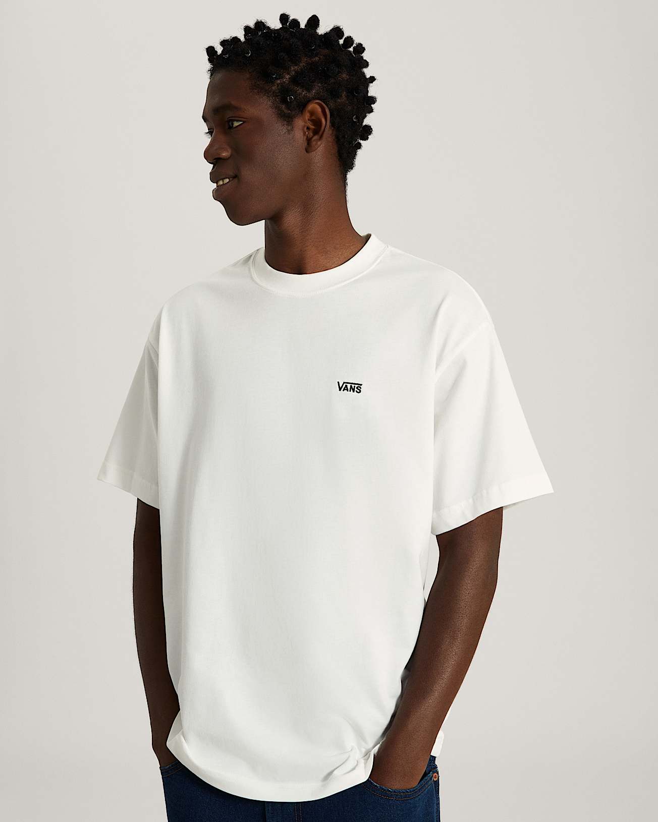 Tshirt Left Chest Logo VANS Blanc ALT2