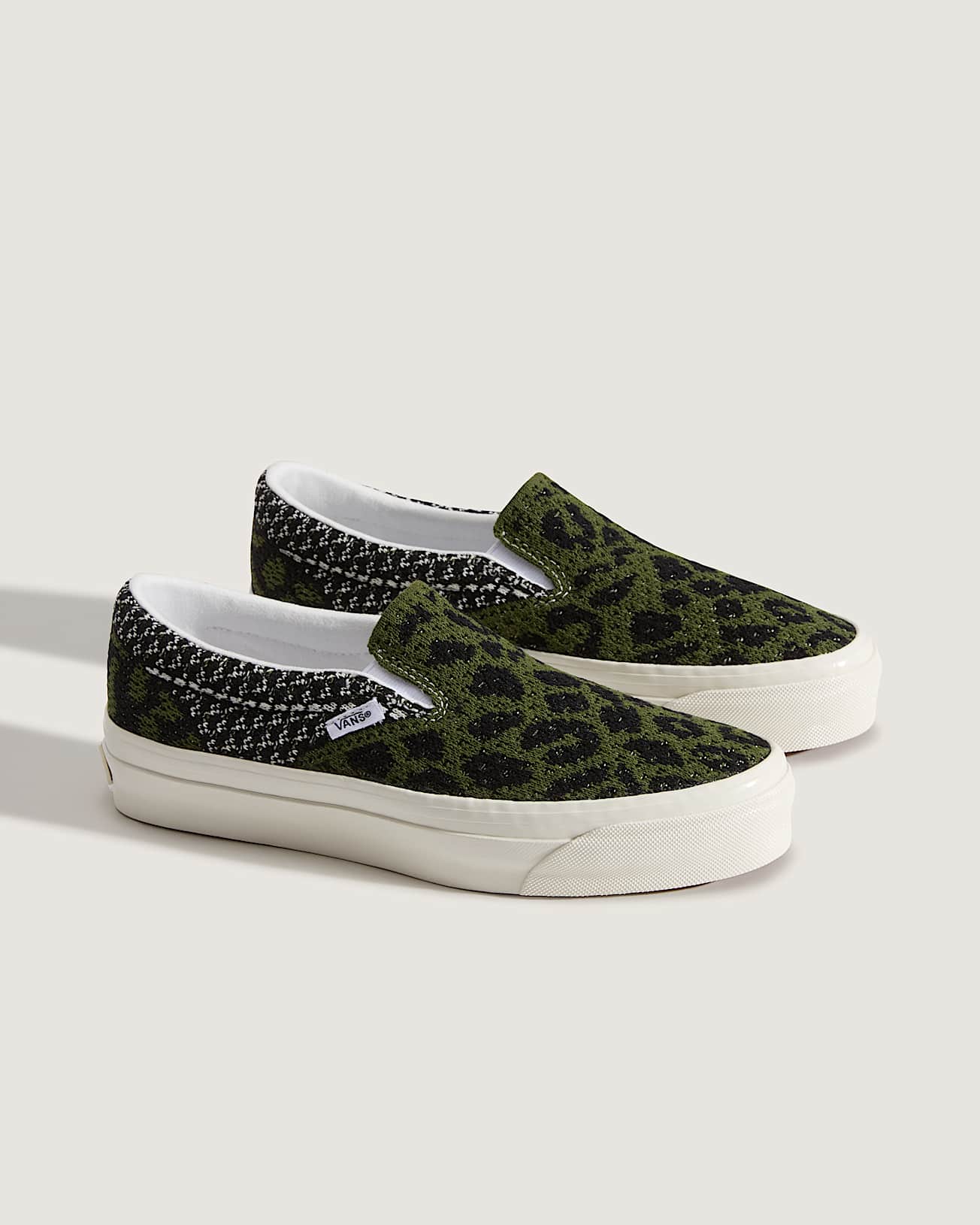 Buty Premium Classic SlipOn VANS CzarnyZielony ALT1