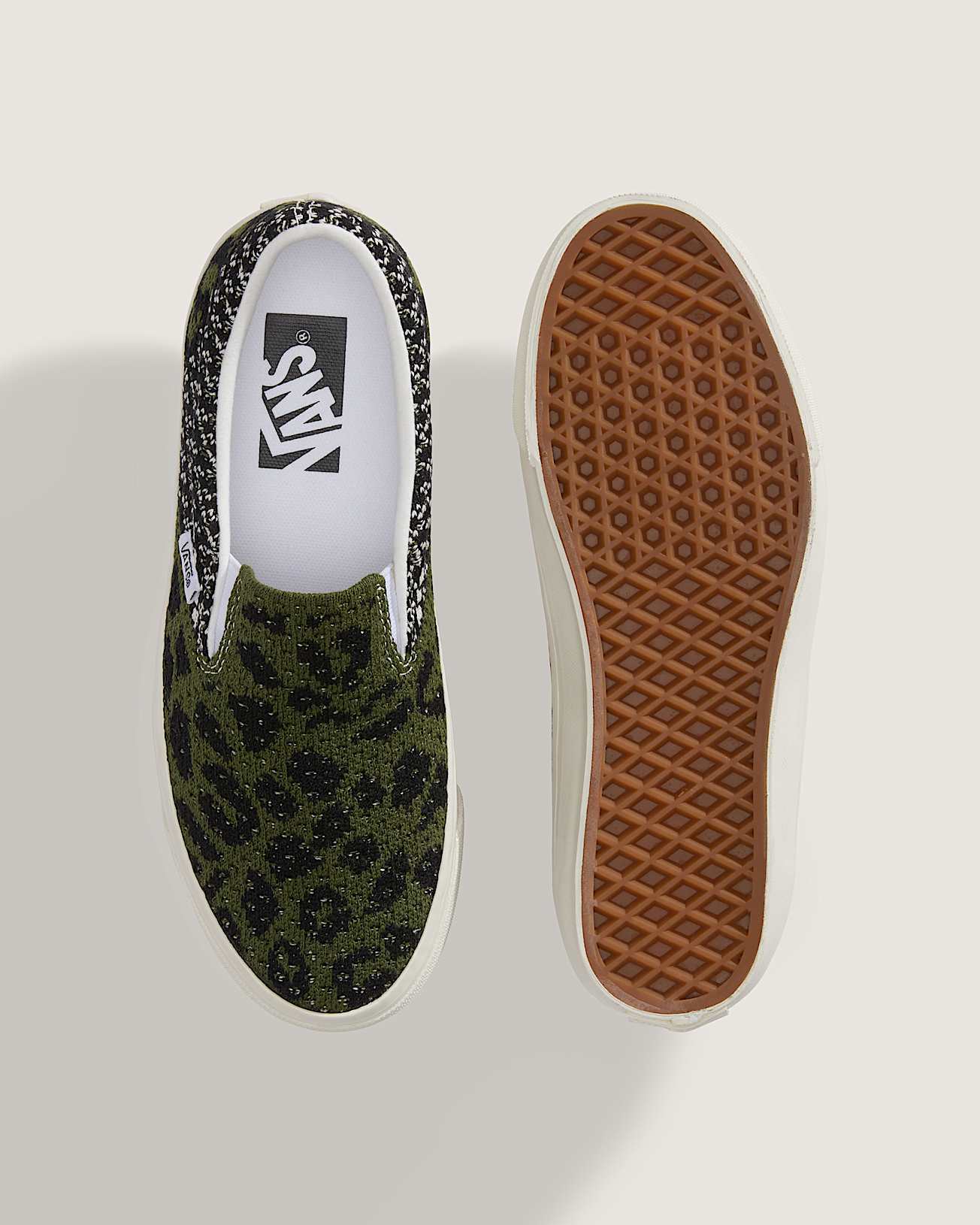Buty Premium Classic SlipOn VANS CzarnyZielony ALT2