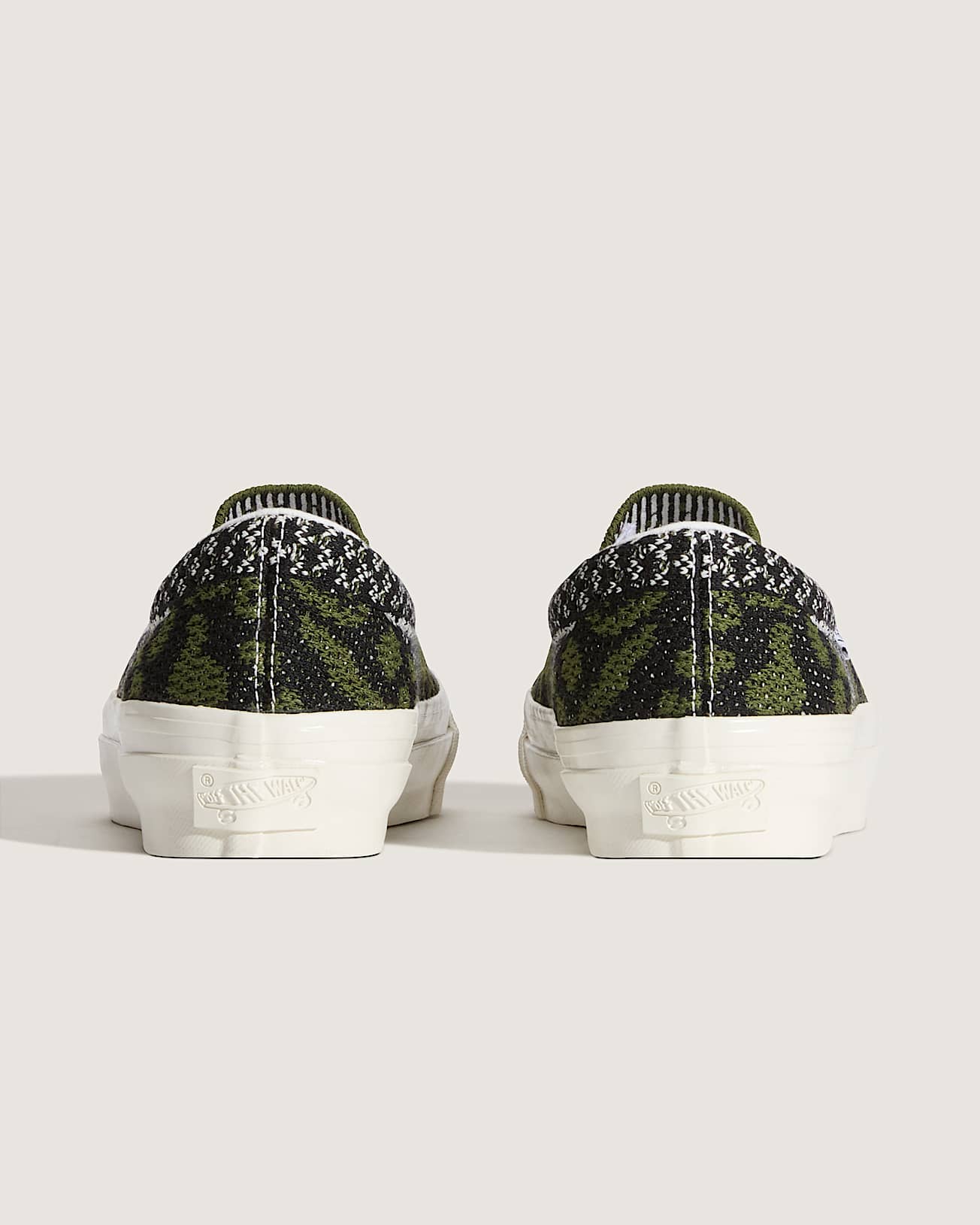 Buty Premium Classic SlipOn VANS CzarnyZielony ALT3