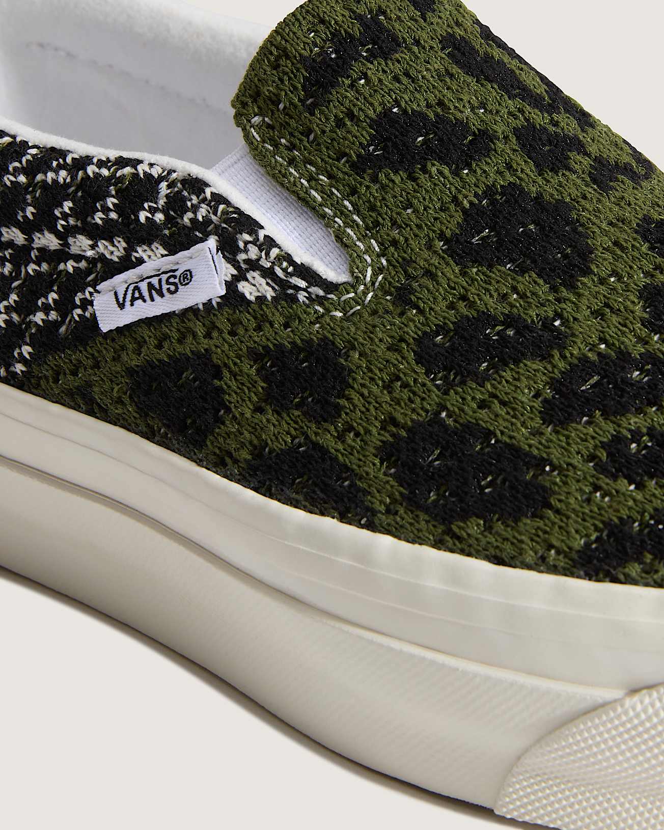 Buty Premium Classic SlipOn VANS CzarnyZielony ALT6