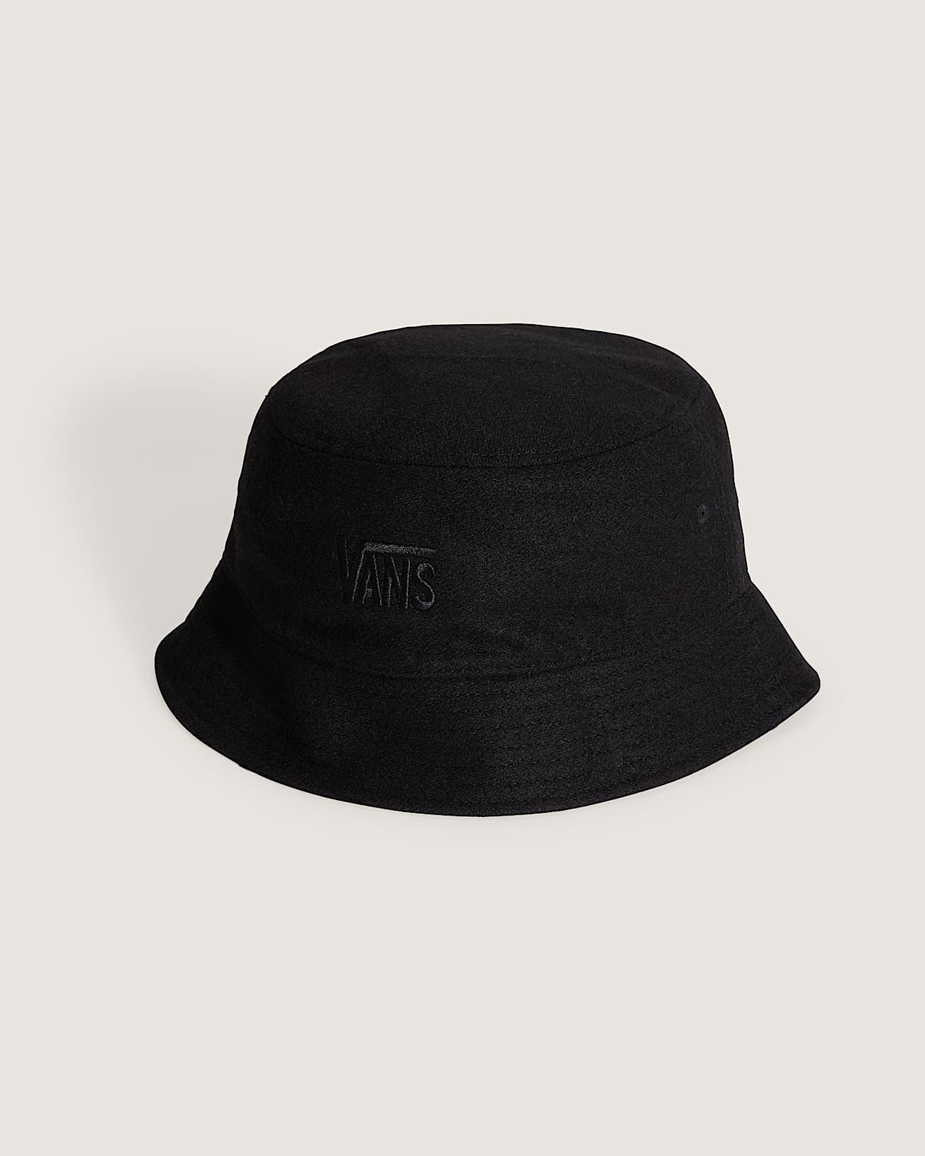 Stretch Logo Bucket Hat Black VANS Black HERO