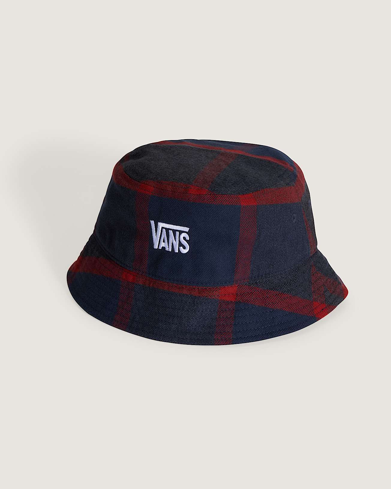Stretch Logo Bucket Hat Parisian NightPppyEmbr VANS Red HERO