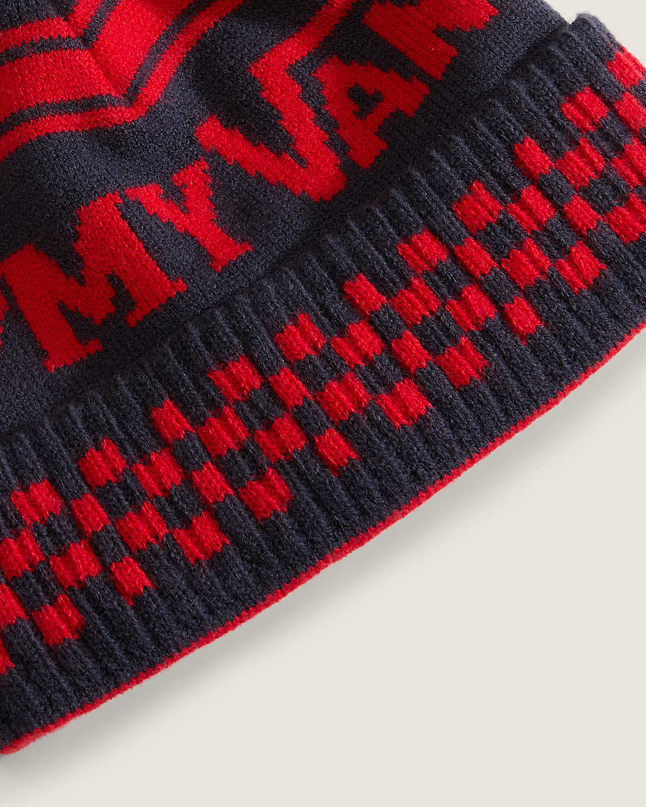 I Love My Vans Pom Beanie 48 years VANS Blue ALT2