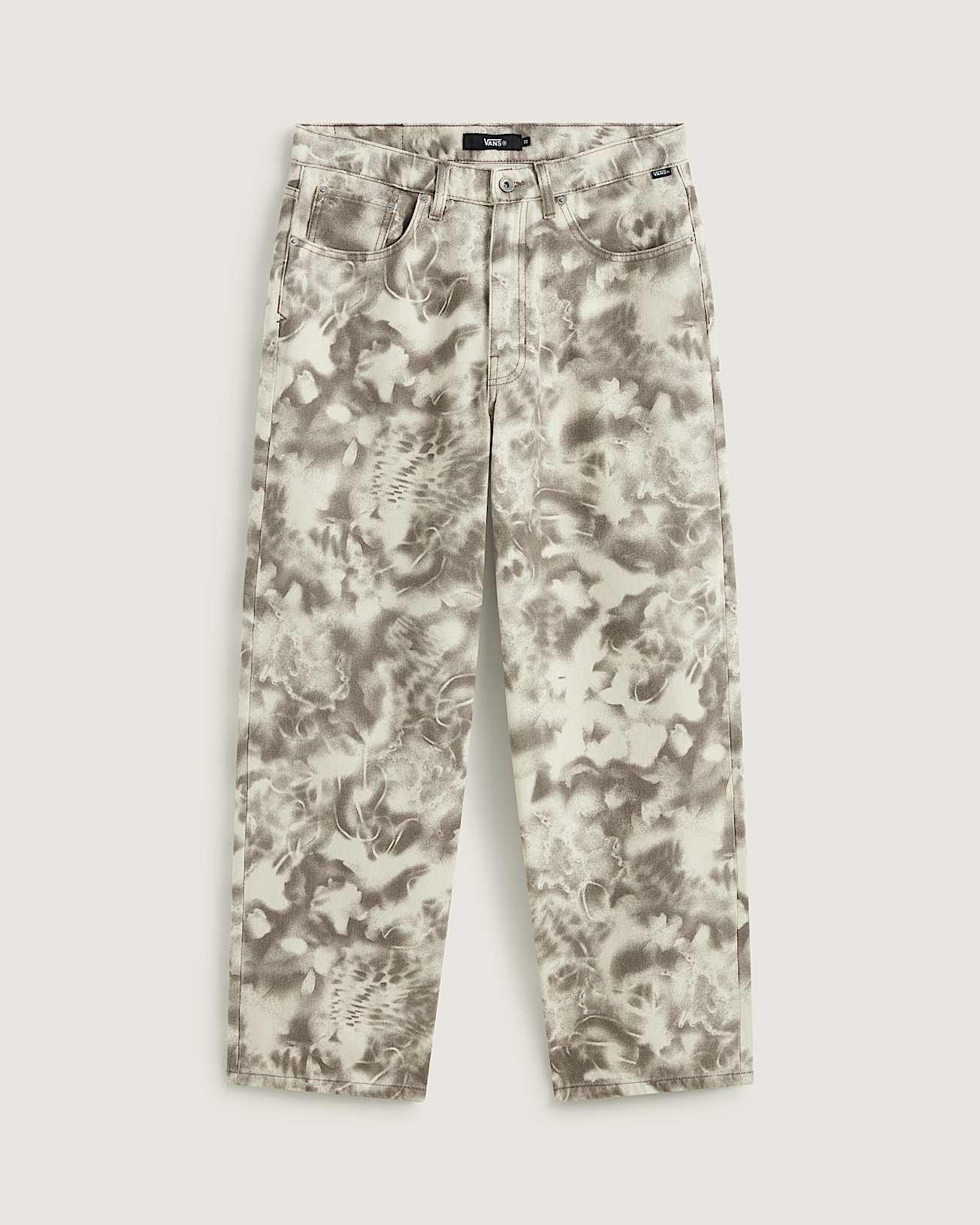 Pantaloni baggy in denim stampato Check5 VANS Bianco HERO