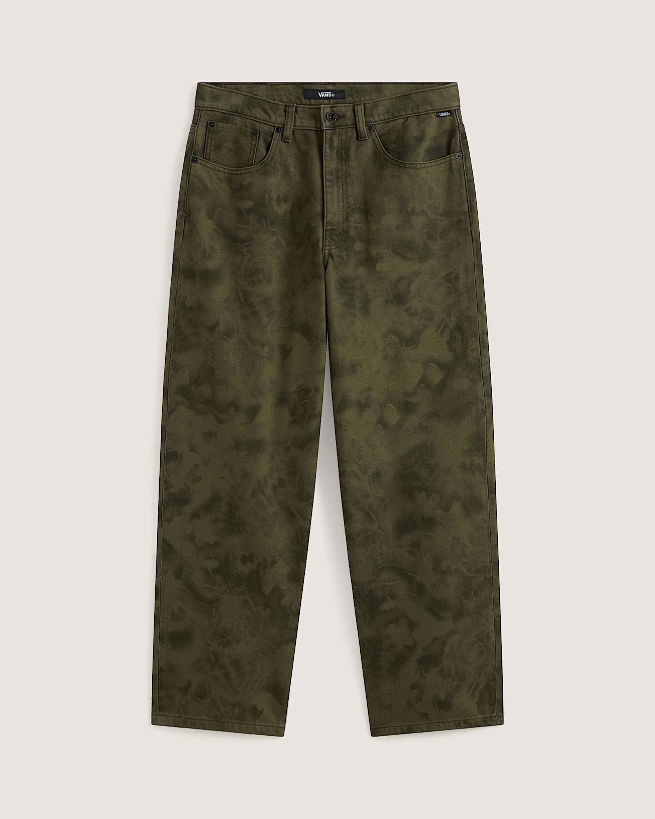 Pantaloni baggy in denim stampato Check5 VANS Verde HERO