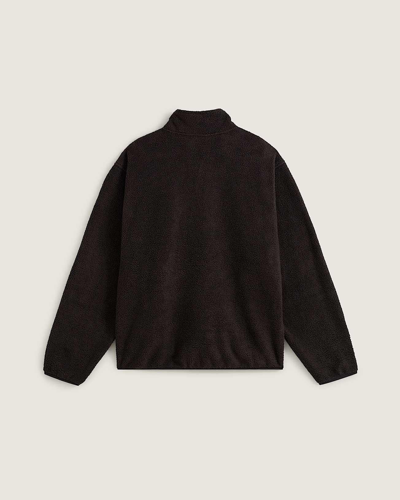 High Pile Half Zip Polar Fleece Sweatshirt VANS Zwart ALT1