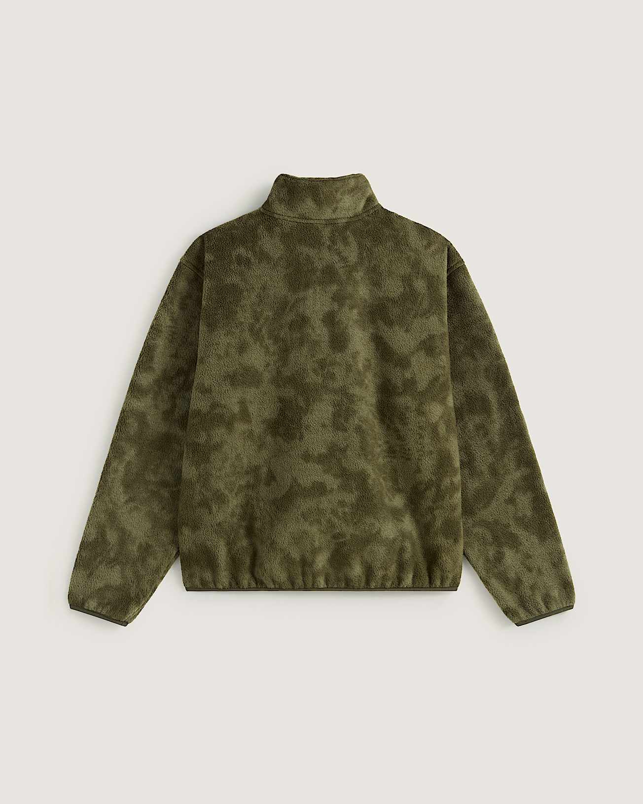 High Pile Half Zip Polar Fleece Sweatshirt VANS Groen ALT1