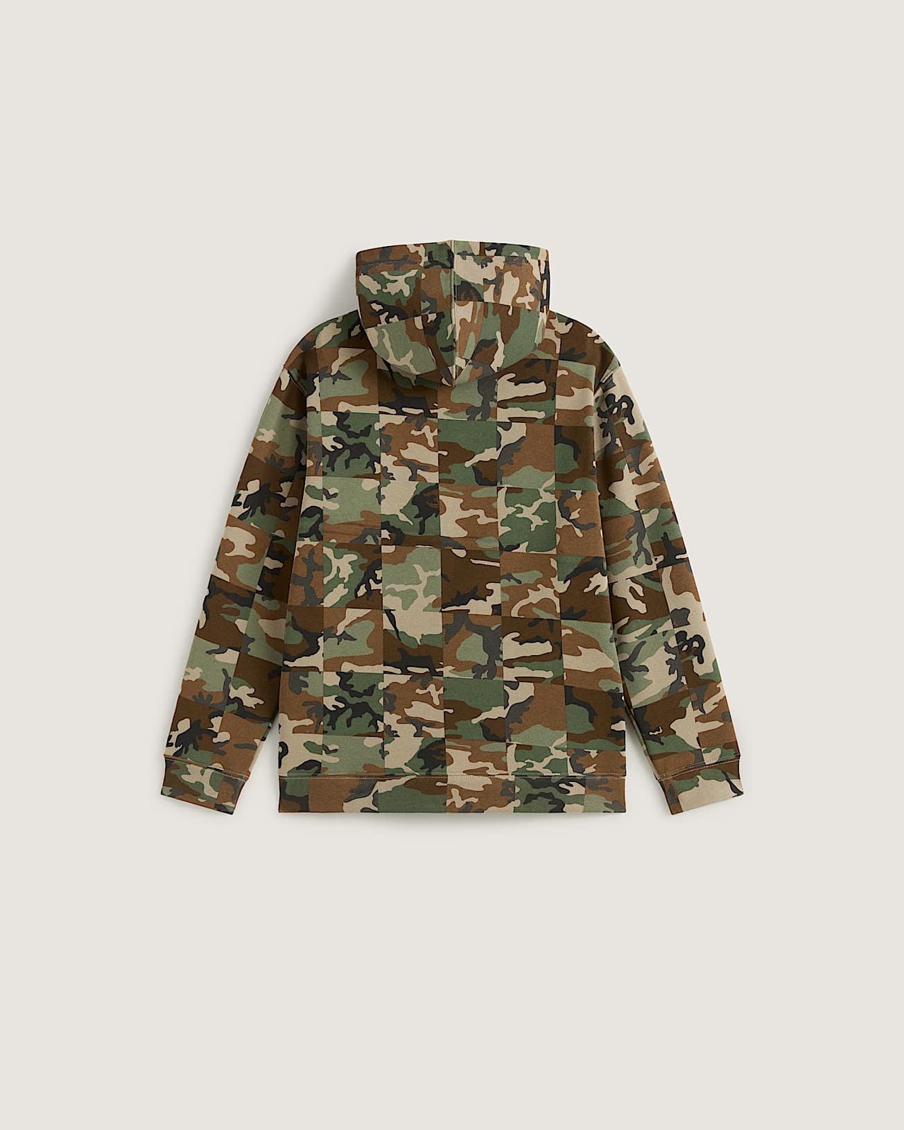 Kids Checker Camo Pullover Hoodie 814 years VANS Brown ALT1