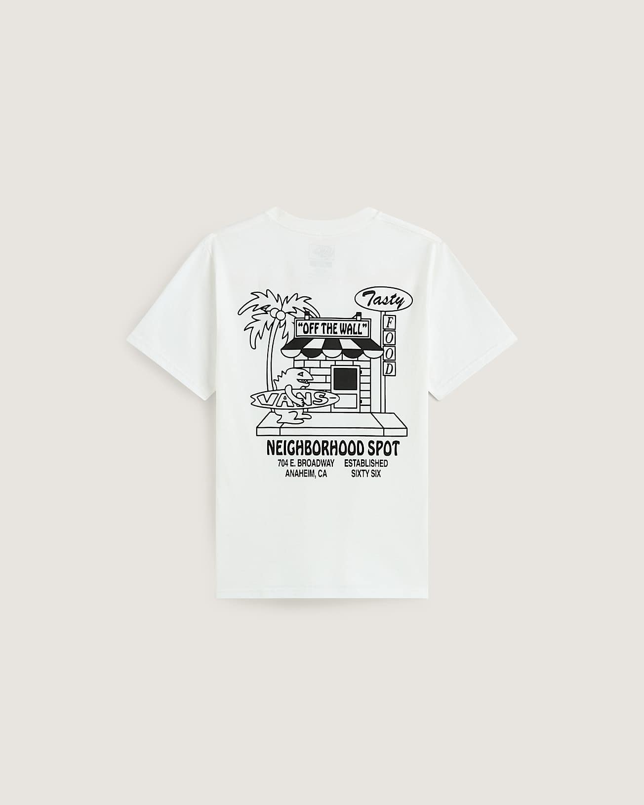 Food Spot SS Tee White VANS White ALT1