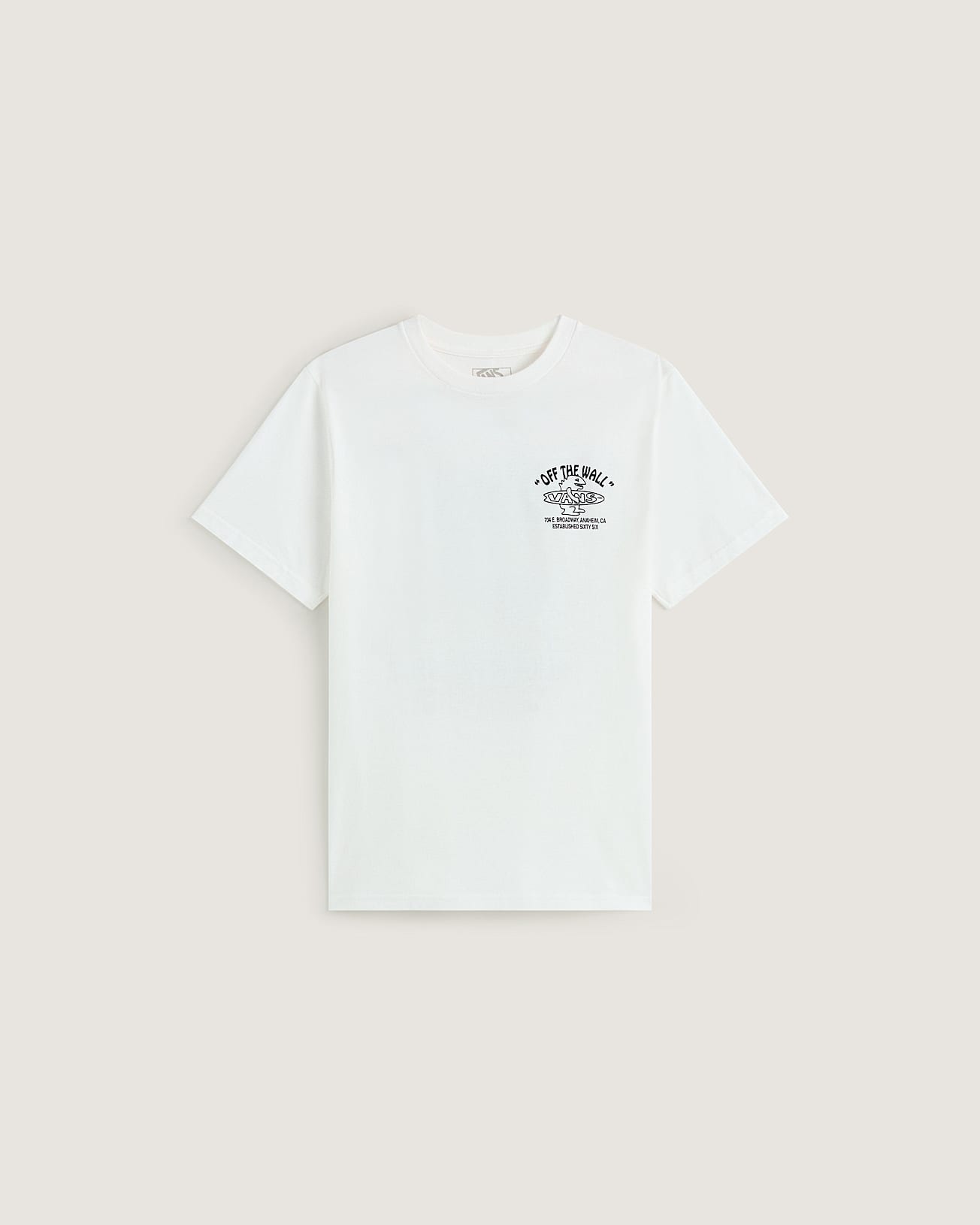 Food Spot SS Tee White VANS White HERO