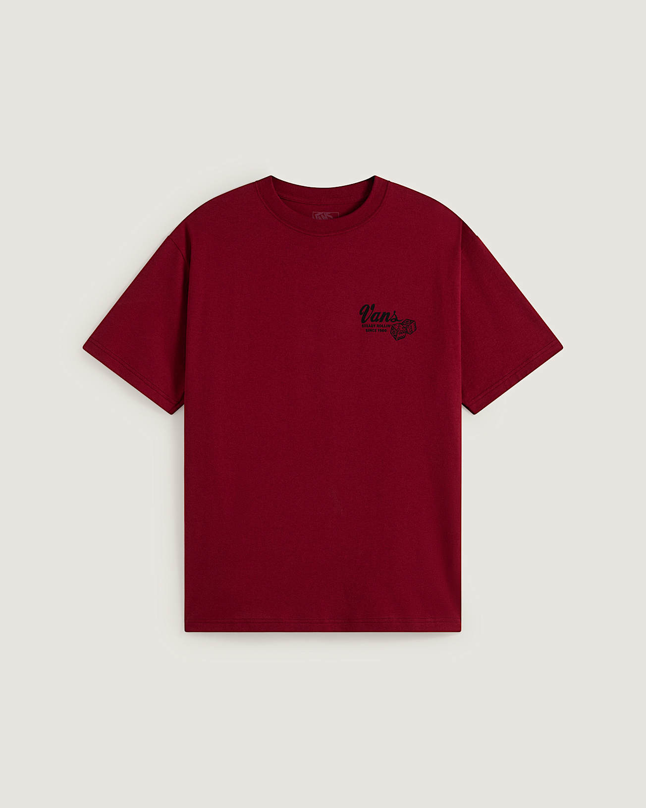 Tshirt High Roller VANS Bordeaux HERO