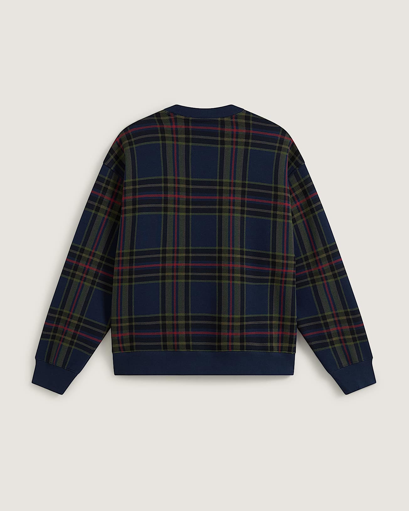Felpa girocollo Printed Plaid VANS Blu ALT1