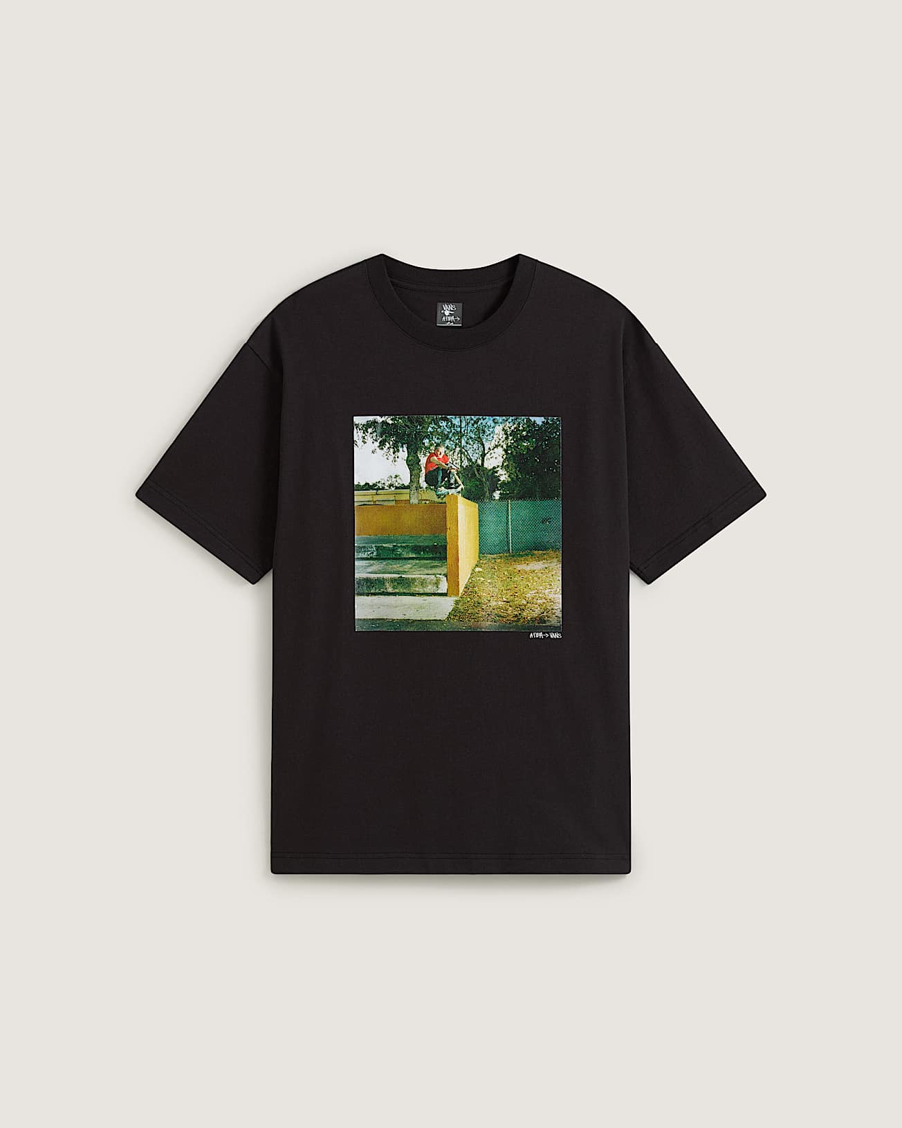 Vans X Atiba Lssiges TShirt VANS Schwarz HERO