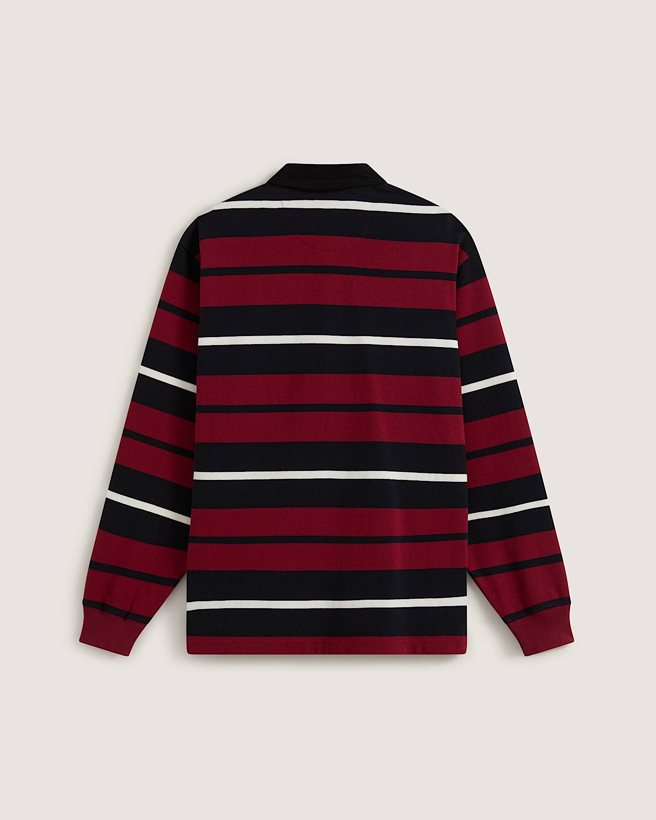Fly High Long Sleeve Rugby Shirt VANS Burgundy ALT1