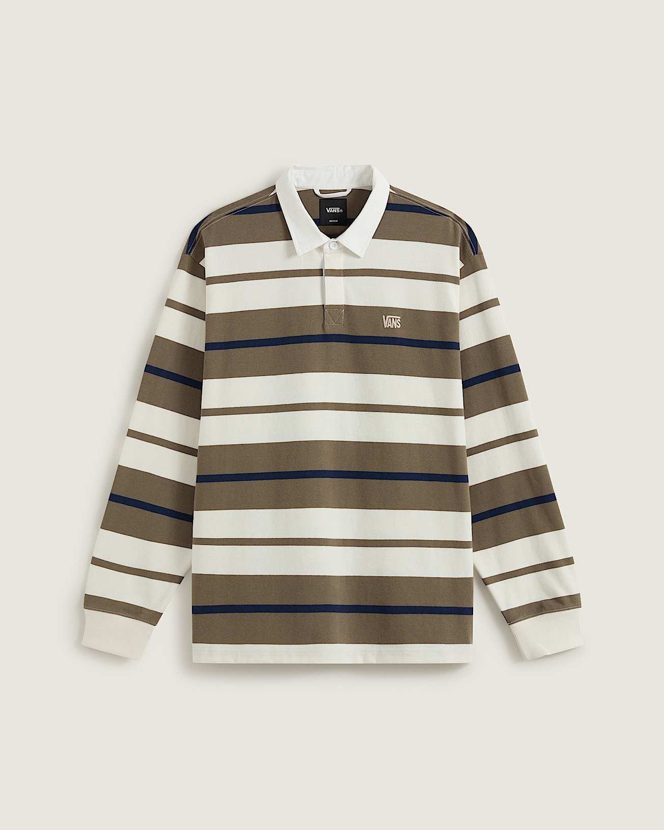 Fly High Long Sleeve Rugby Shirt VANS Brown HERO