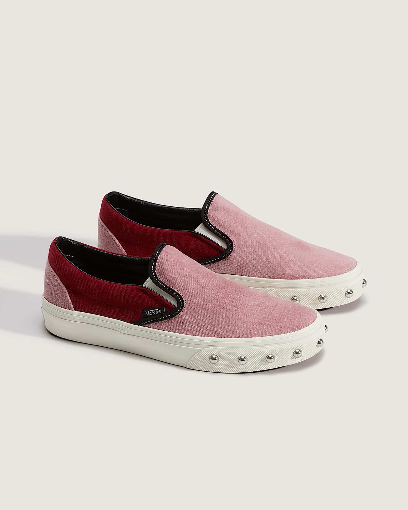 Chaussures Classic SlipOn VANS Rose ALT1
