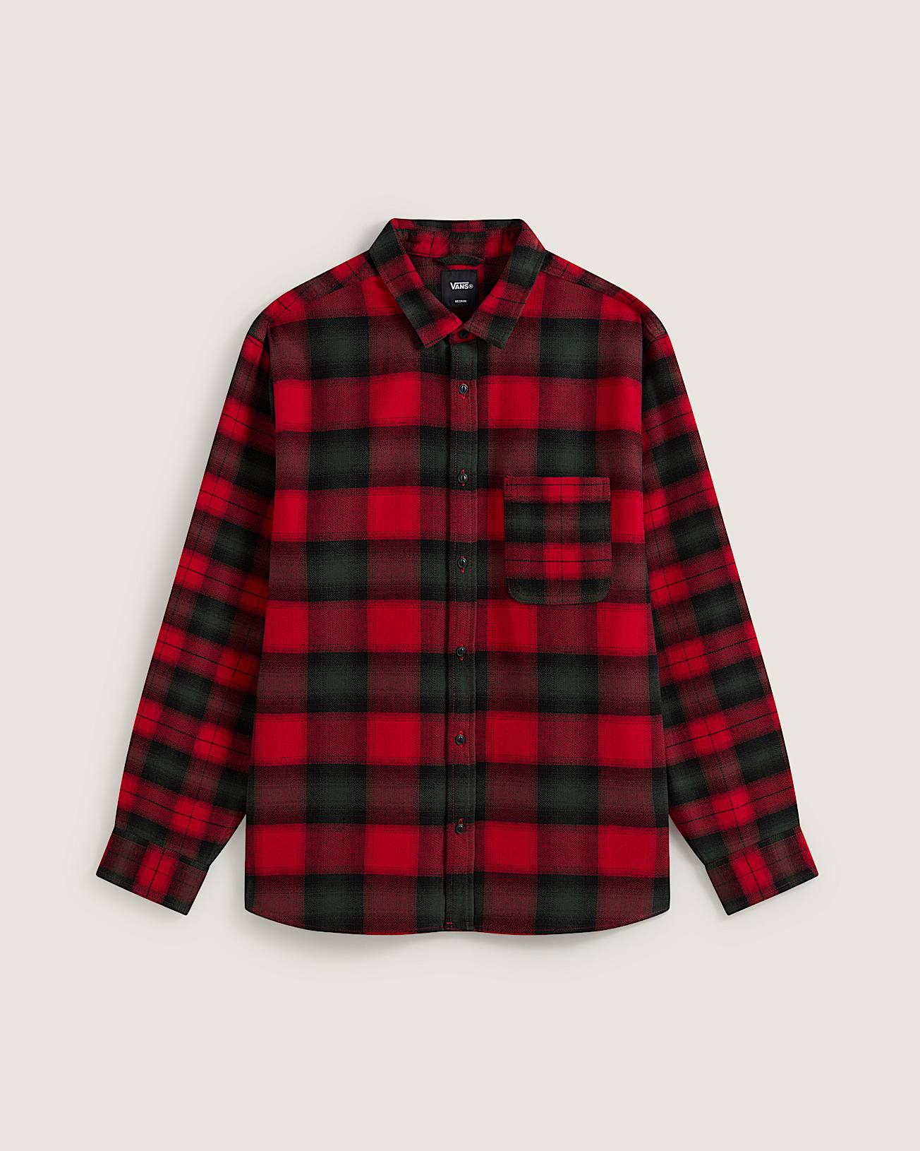 Camicia in flanella con motivo scozzese misto Lawson VANS Rosso HERO