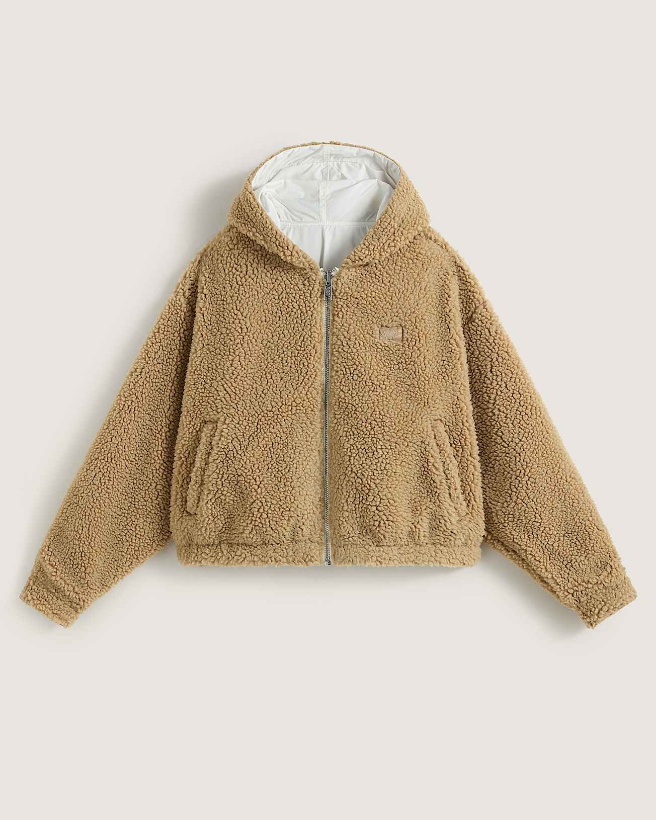 Veste Foundry Hooded Cropped Reversible VANS Blanc ALT2