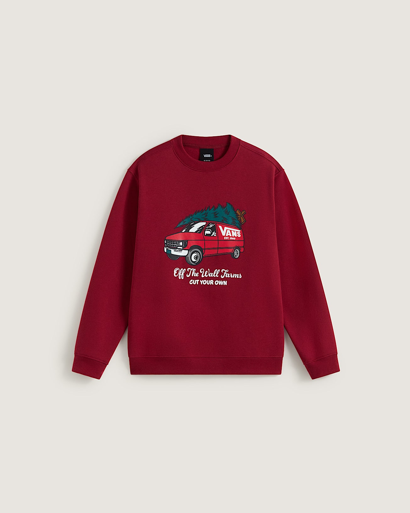 Dziecica bluza Cut Your Own Crew 814 lat VANS Bordowy HERO