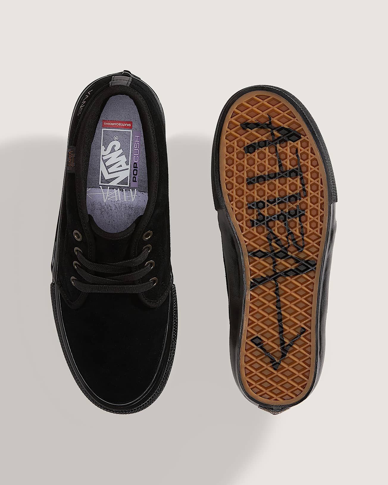 Skate Chukka Schoenen by Atiba VANS Zwart ALT2