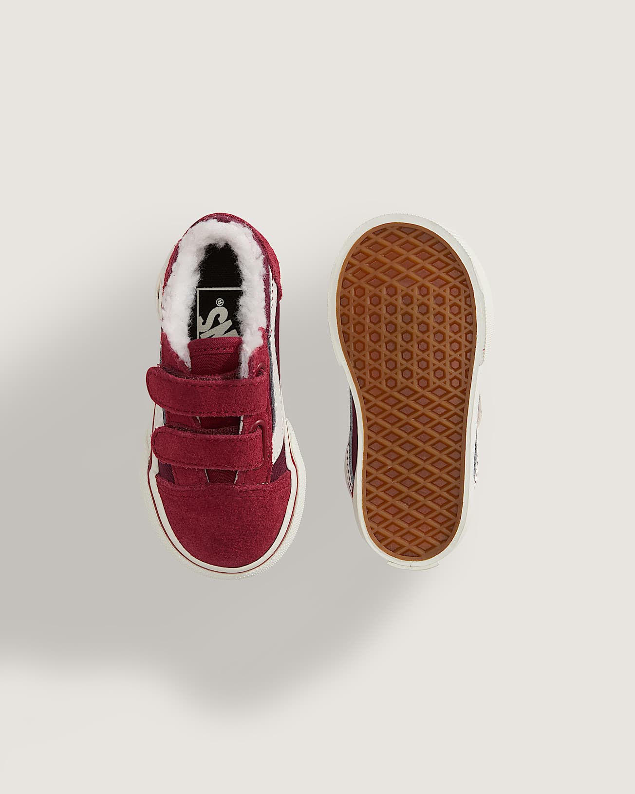 Toddler Old Skool V Shoes 14 years VANS Burgundy ALT2
