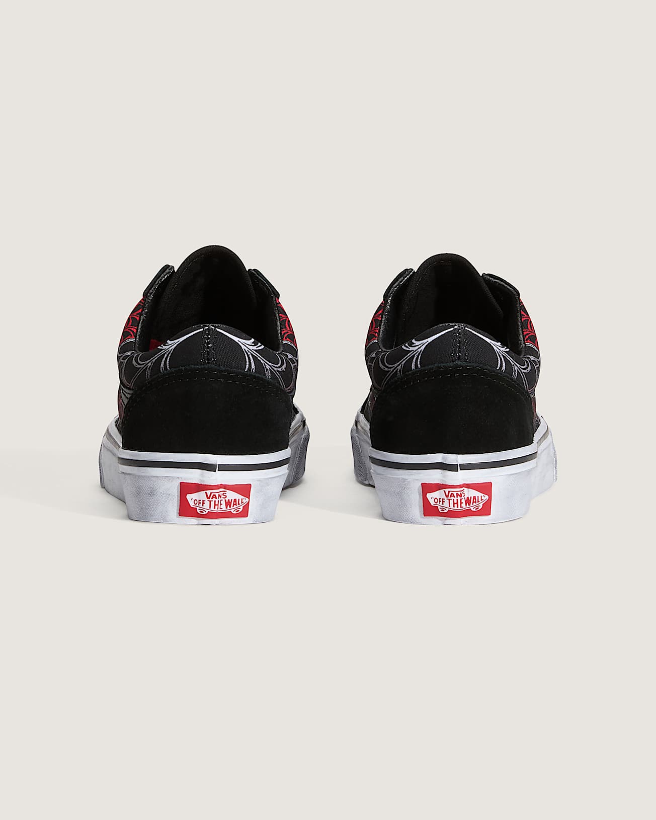 Jugendliche Old Skool Halloween Schuhe 814 Jahre VANS Schwarz ALT3