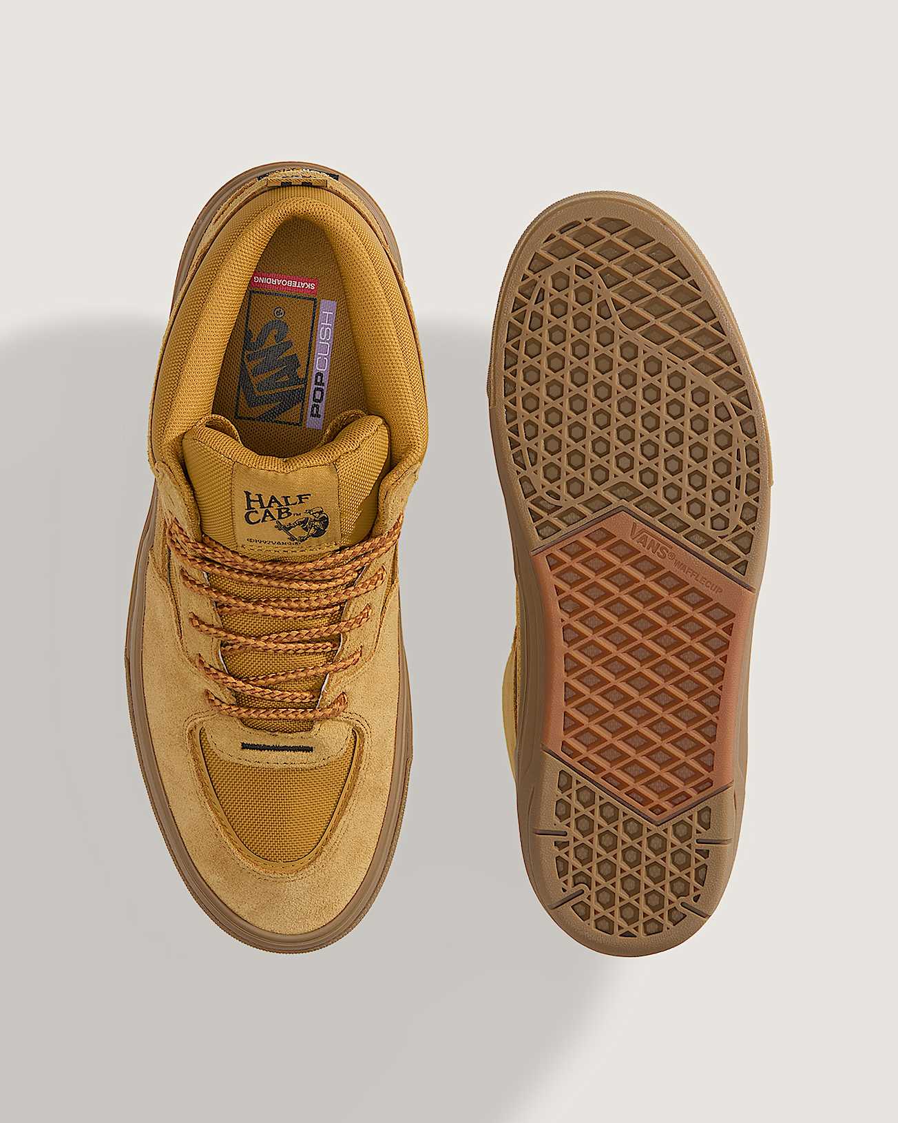 Scarpe Skate Half Cab Wafflecup VANS Marrone ALT2