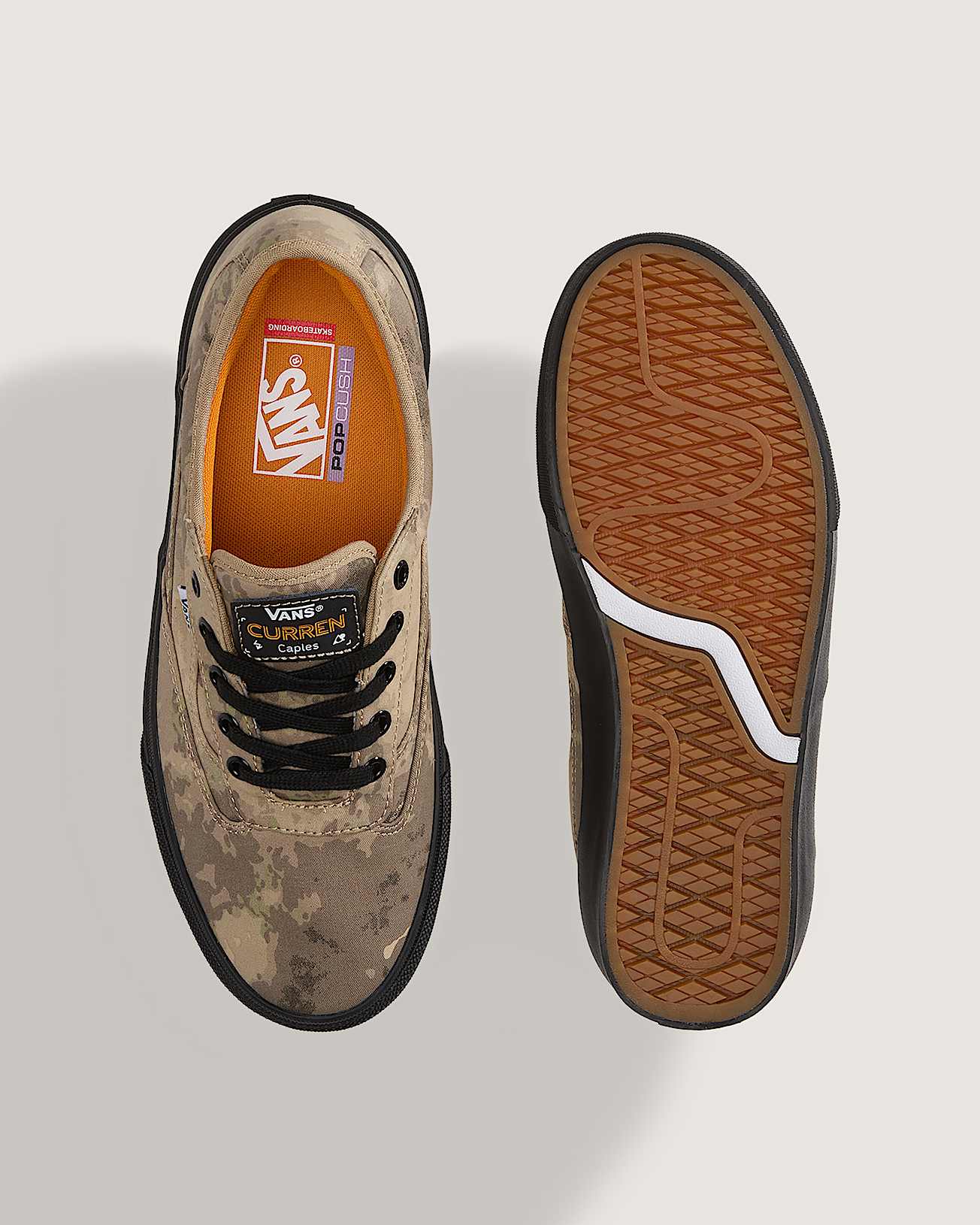 Scarpe Skate Curren Caples VANS Arancio ALT2