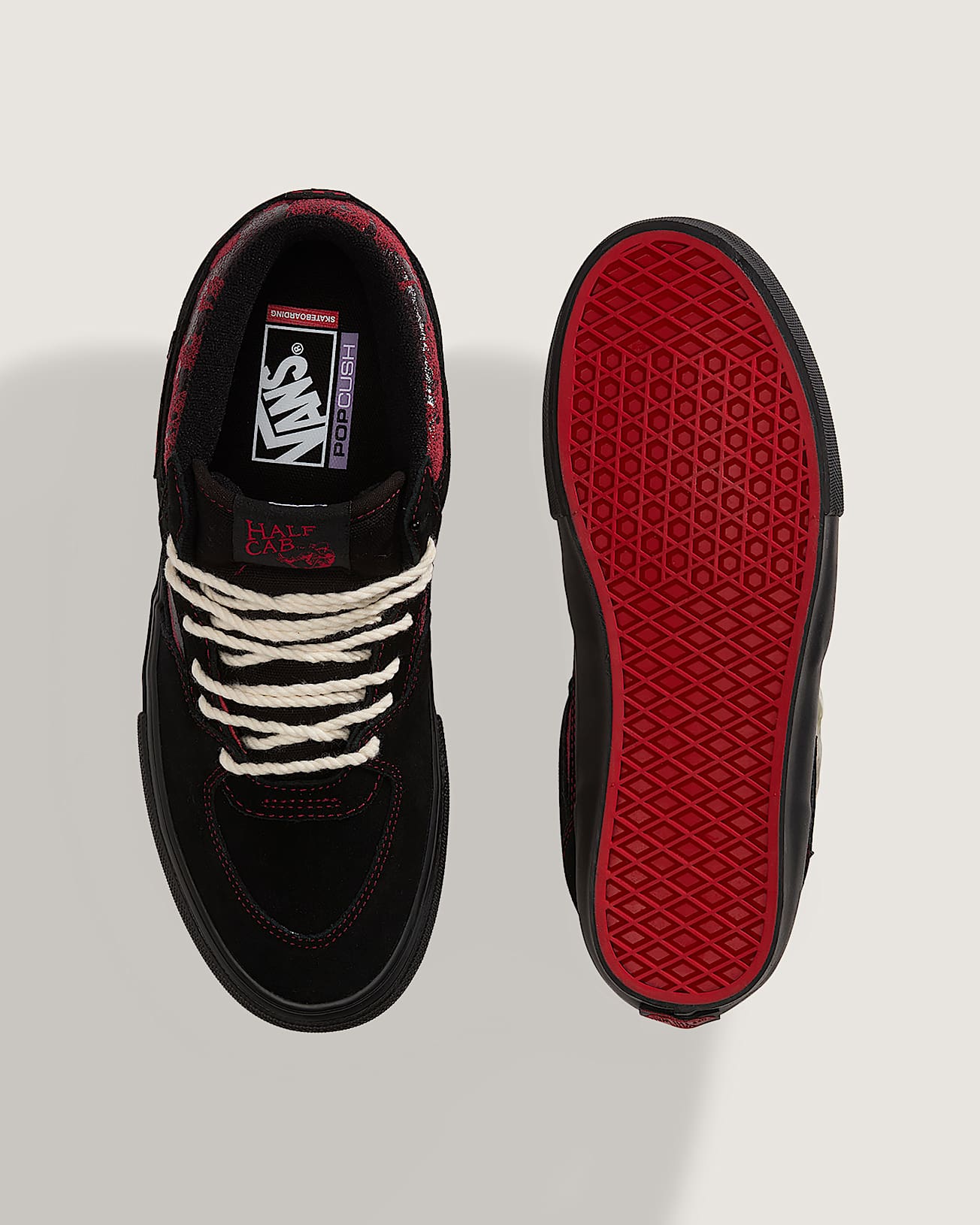 Skate Half Cab Shoes VANS Red ALT2