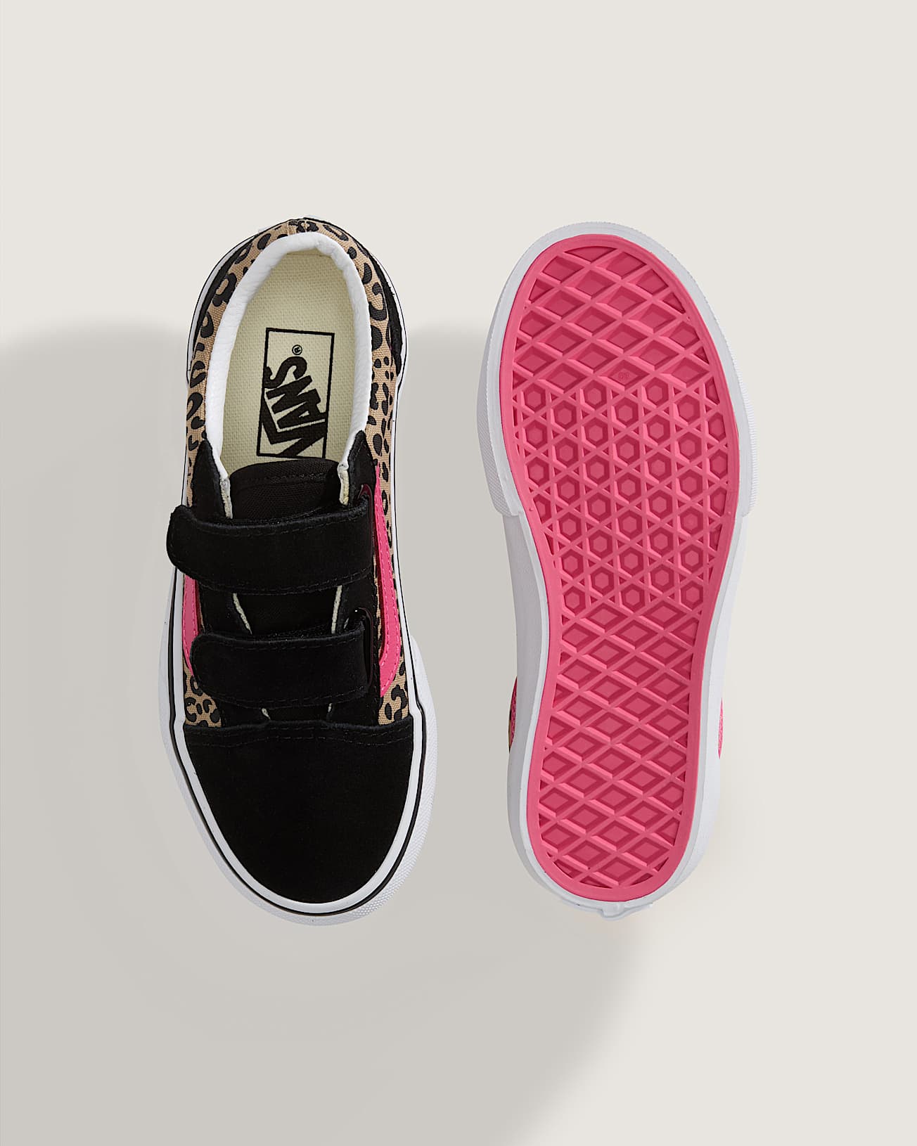 Kids Old Skool V Shoes 48 years VANS Pink ALT2