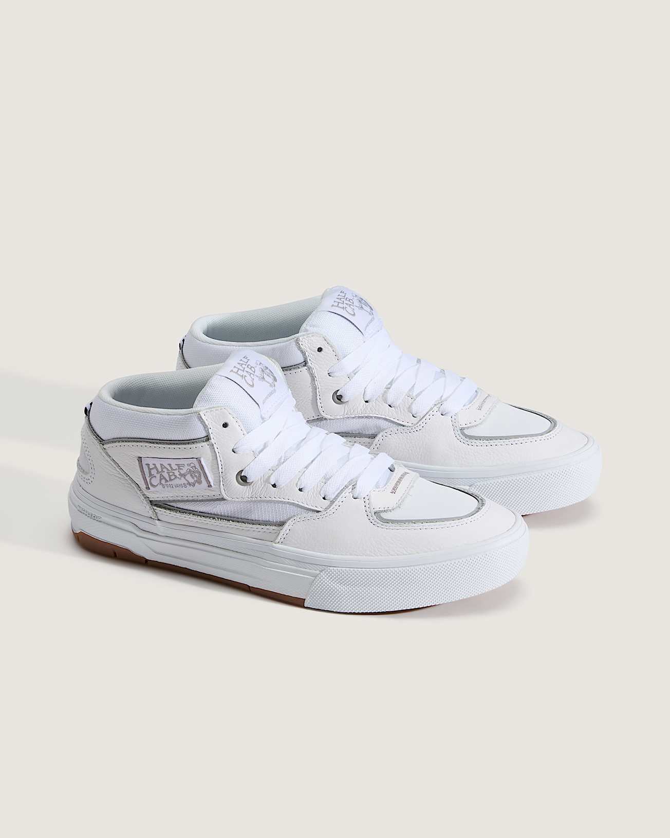 Chaussures Skate Half Cab Wafflecup VANS Blanc ALT1
