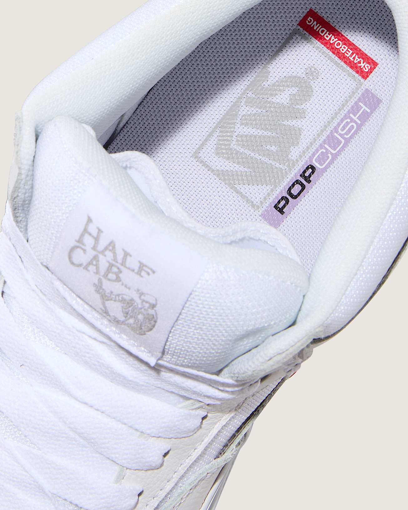 Chaussures Skate Half Cab Wafflecup VANS Blanc ALT6