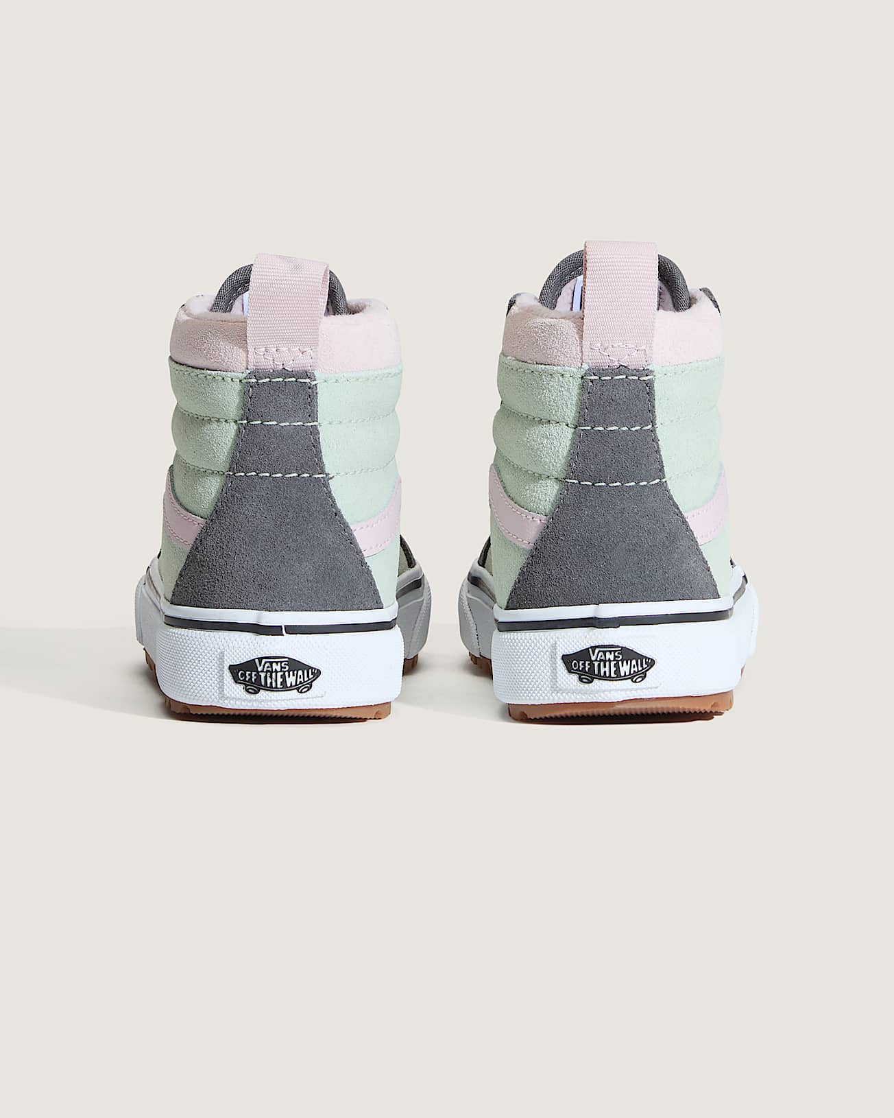 Kids Sk8Hi Insulated Shoes 48 years VANS GreenGreyPink ALT3