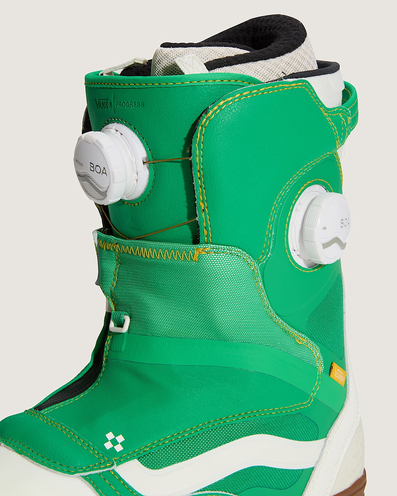 Botas de snowboard Progress para mulher VANS VerdeAmarelo ALT7