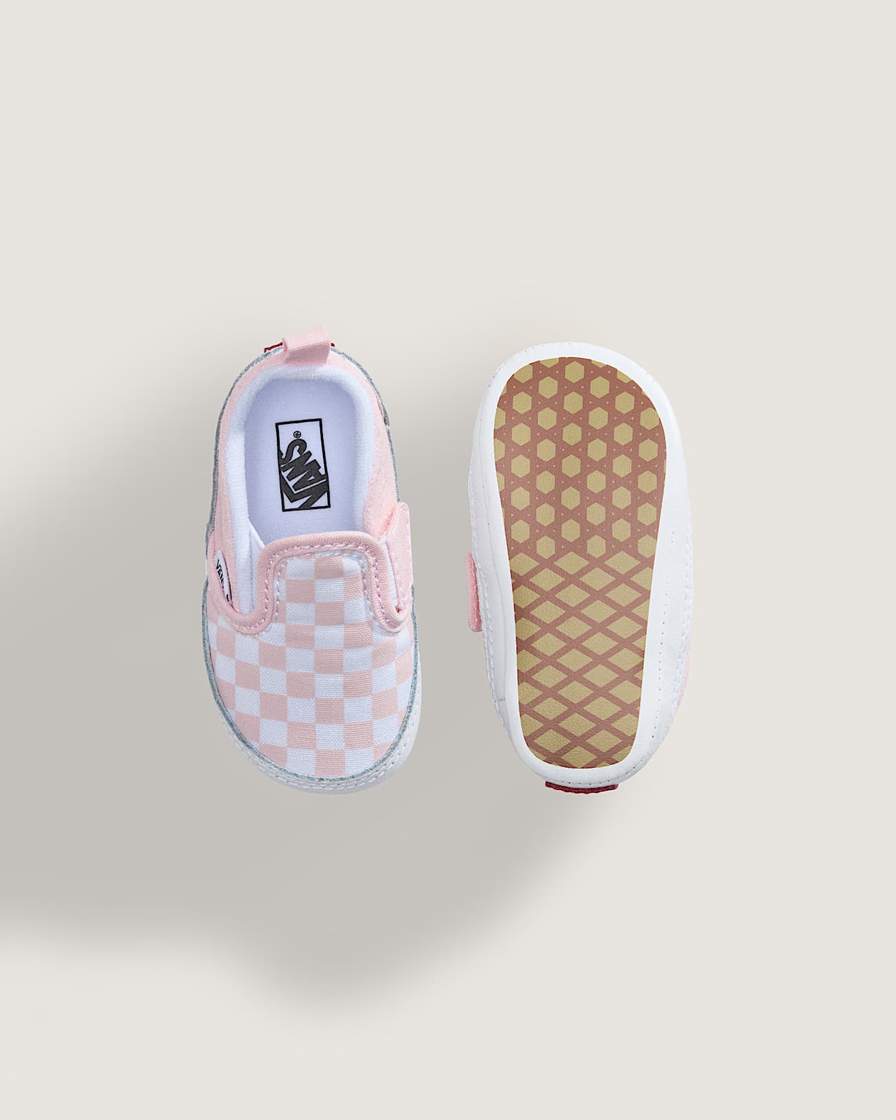 Chaussures Bb SlipOn Crib 01 an VANS Rose ALT2